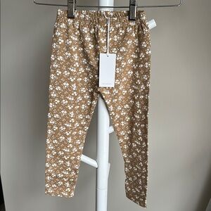 ✨NEW Jamie Kay Rosalie Field Caramel Floral Leggings 4Y